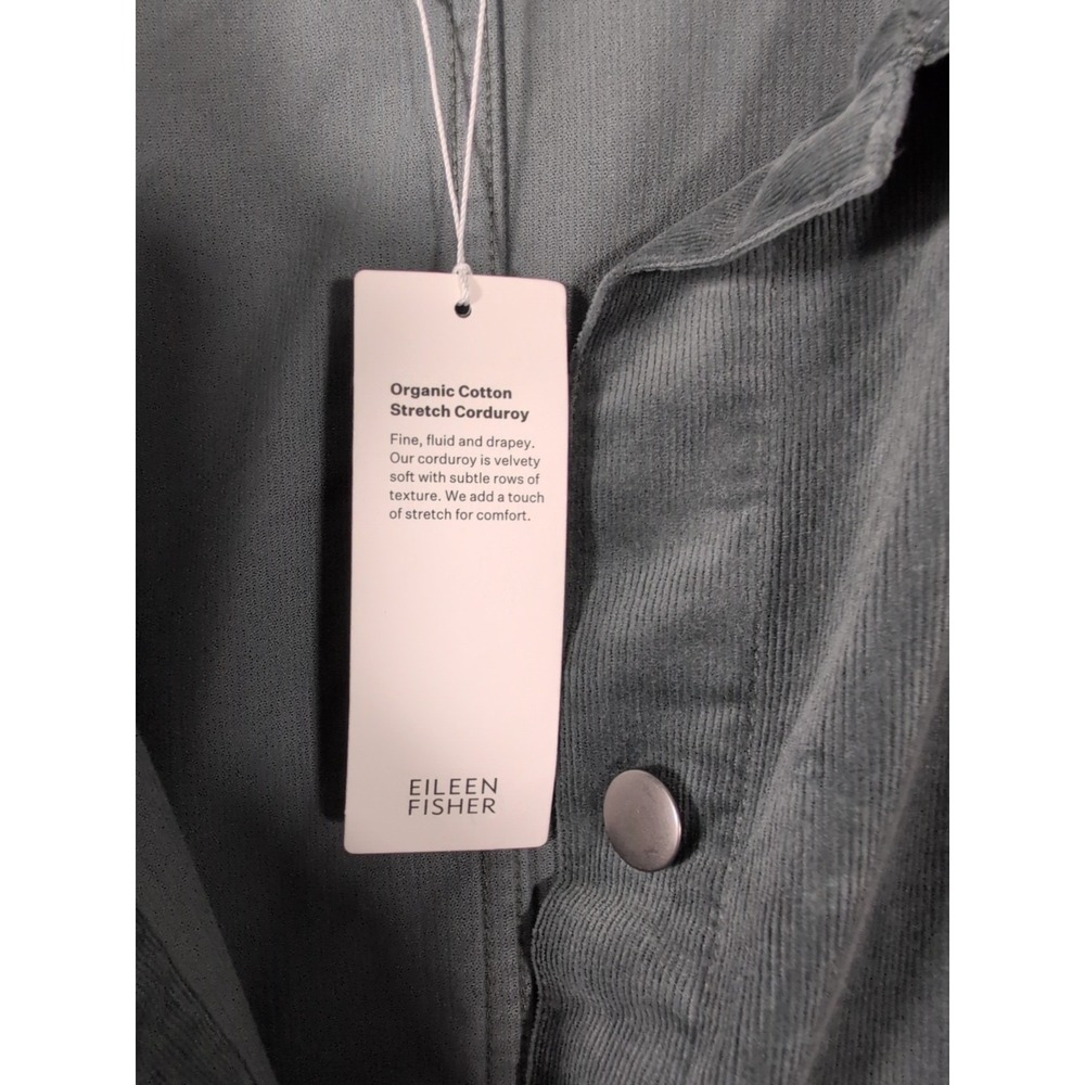 NWT $218 Eileen Fisher Woodland Classic Collar Velvet Jacket XL - Picture 8 of 14